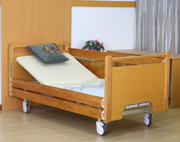 MS-03 home type lifting guardrail two crank hospital bed