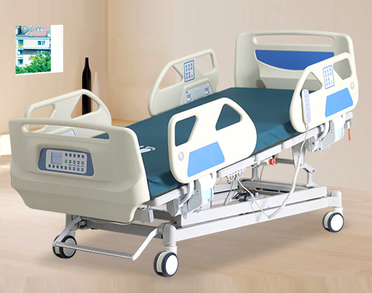 Five function weighing electric hospital bed